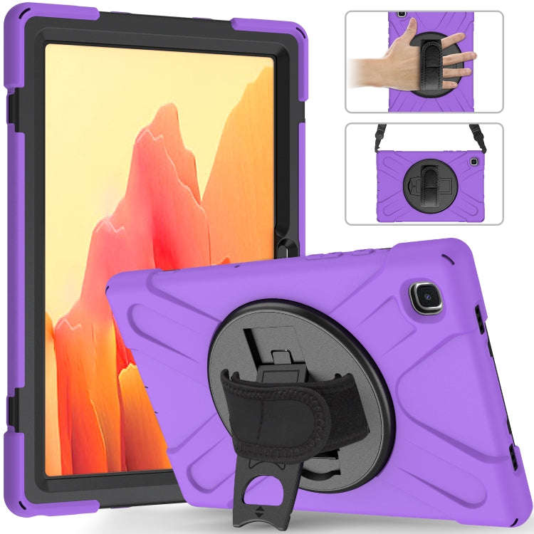 Shockproof Colorful Silicone + PC Protective Case with Holder & Shoulder Strap & Hand Strap, For ...