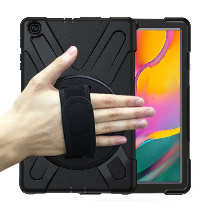 Shockproof Colorful Silicone + PC Protective Case with Holder & Shoulder Strap & Hand Strap, For ...