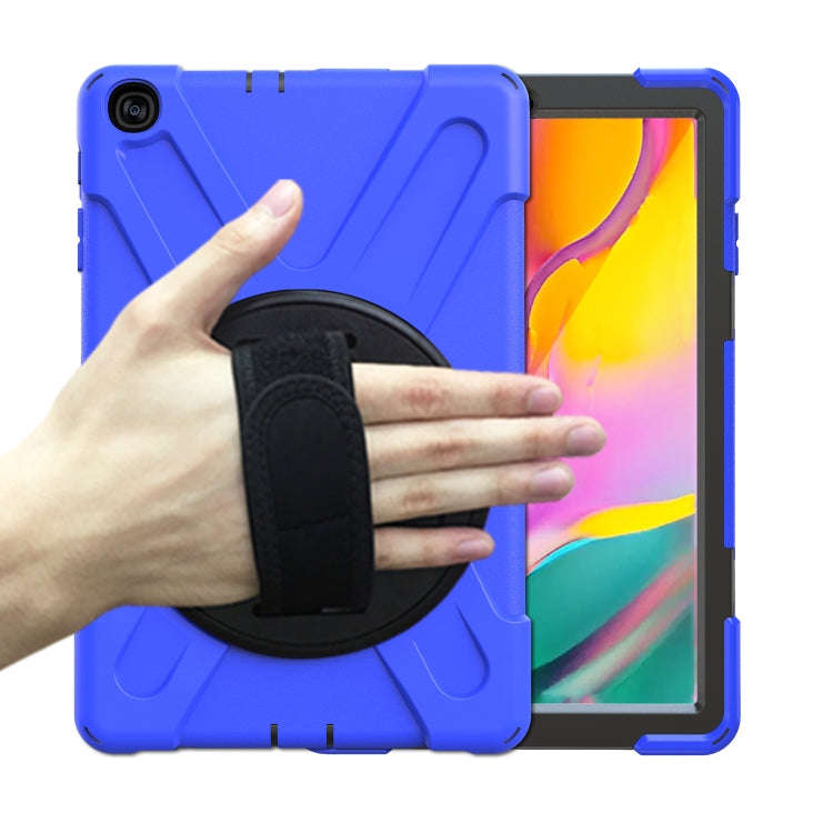 Shockproof Colorful Silicone + PC Protective Case with Holder & Shoulder Strap & Hand Strap, For ...