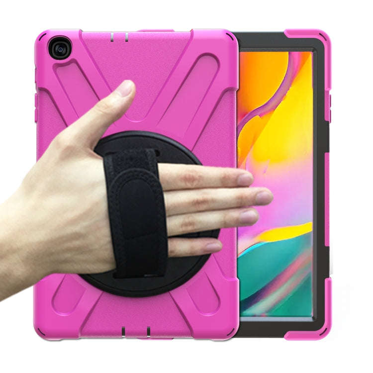 Shockproof Colorful Silicone + PC Protective Case with Holder & Shoulder Strap & Hand Strap, For ...
