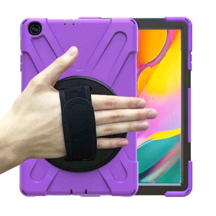 Shockproof Colorful Silicone + PC Protective Case with Holder & Shoulder Strap & Hand Strap, For ...
