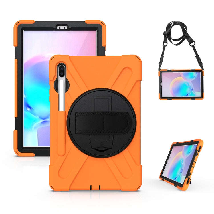 Shockproof Colorful Silicone + PC Protective Case with Holder & Shoulder Strap & Hand Strap & Pen...