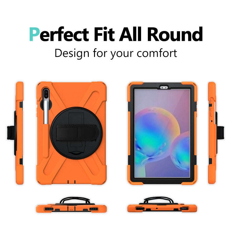 Shockproof Colorful Silicone + PC Protective Case with Holder & Shoulder Strap & Hand Strap & Pen...