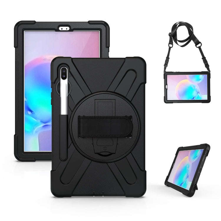 Shockproof Colorful Silicone + PC Protective Case with Holder & Shoulder Strap & Hand Strap & Pen...