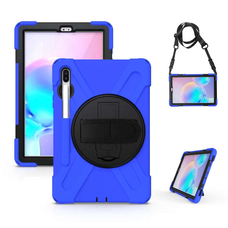 Shockproof Colorful Silicone + PC Protective Case with Holder & Shoulder Strap & Hand Strap & Pen...