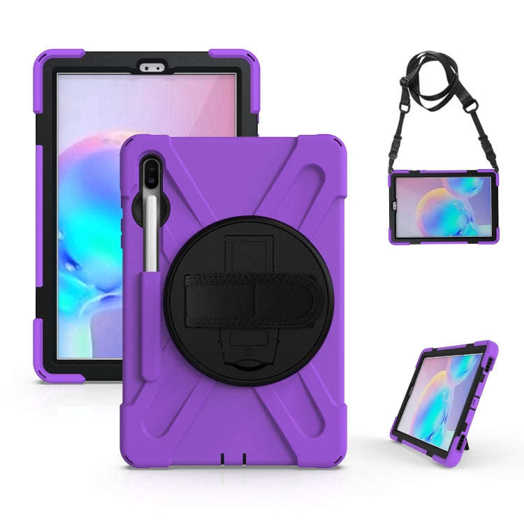Shockproof Colorful Silicone + PC Protective Case with Holder & Shoulder Strap & Hand Strap & Pen...