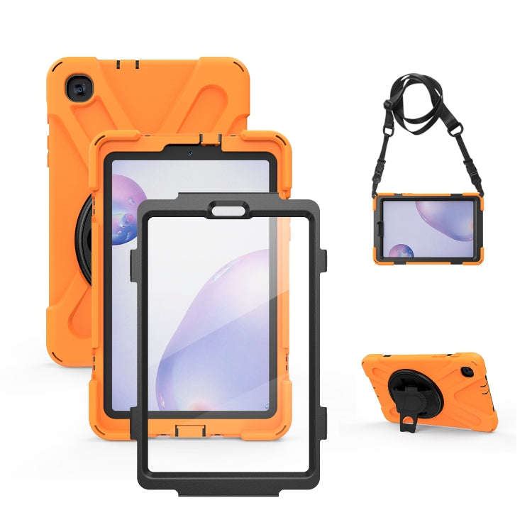 Shockproof Colorful Silicone + PC Protective Case with Holder & Shoulder Strap & Hand Strap & Scr...