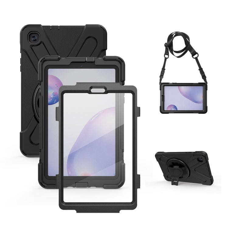 Shockproof Colorful Silicone + PC Protective Case with Holder & Shoulder Strap & Hand Strap & Scr...