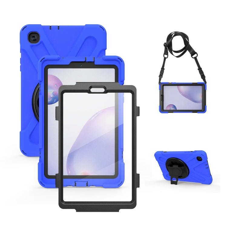 Shockproof Colorful Silicone + PC Protective Case with Holder & Shoulder Strap & Hand Strap & Scr...