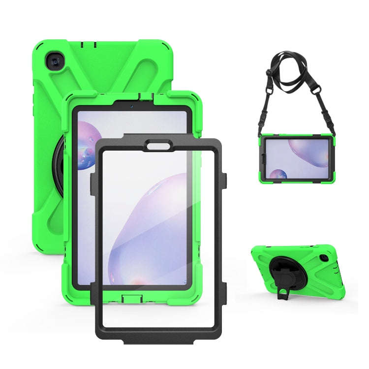 Shockproof Colorful Silicone + PC Protective Case with Holder & Shoulder Strap & Hand Strap & Scr...