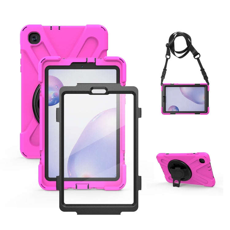 Shockproof Colorful Silicone + PC Protective Case with Holder & Shoulder Strap & Hand Strap & Scr...