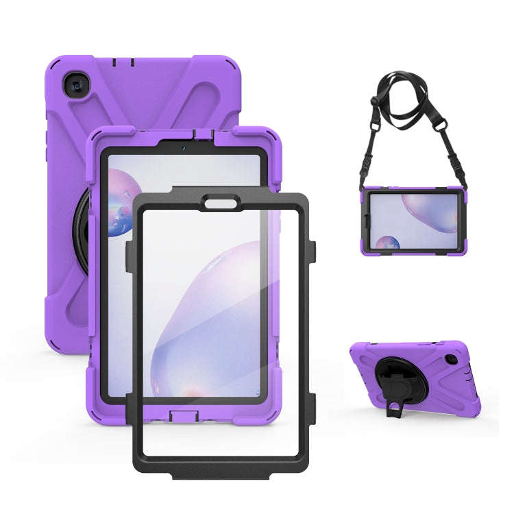 Shockproof Colorful Silicone + PC Protective Case with Holder & Shoulder Strap & Hand Strap & Scr...