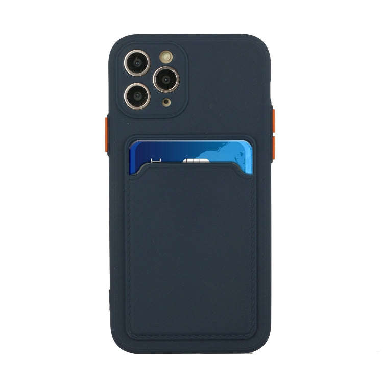Card Slot Design Shockproof TPU Protective Case, For iPhone 11 Pro Max, For iPhone 12 mini, For i...