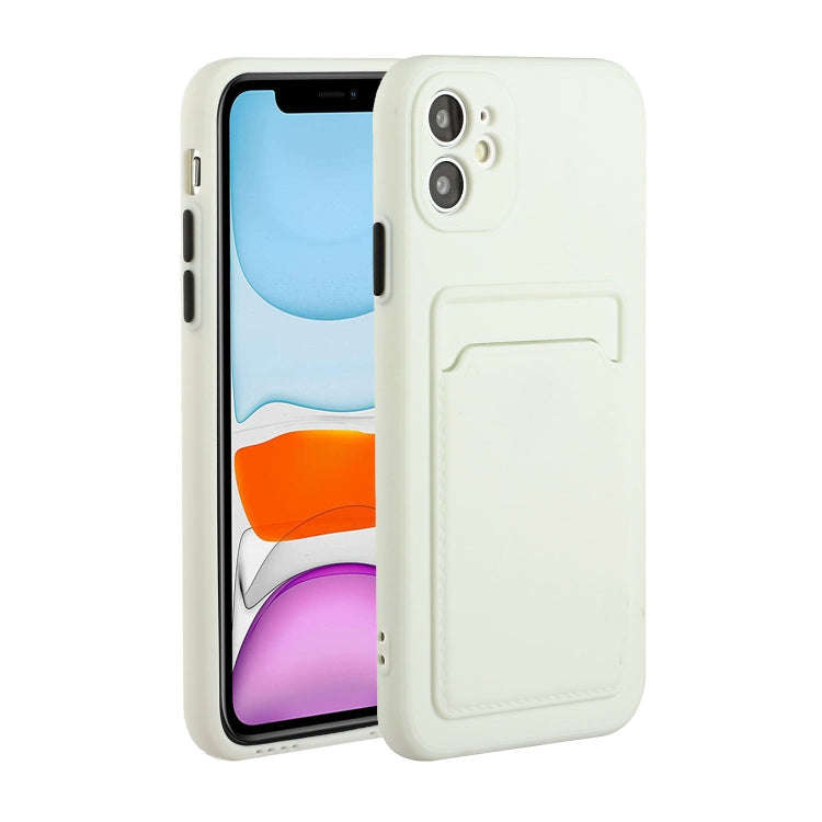 Card Slot Design Shockproof TPU Protective Case, For iPhone 11 Pro Max, For iPhone 12 mini, For i...