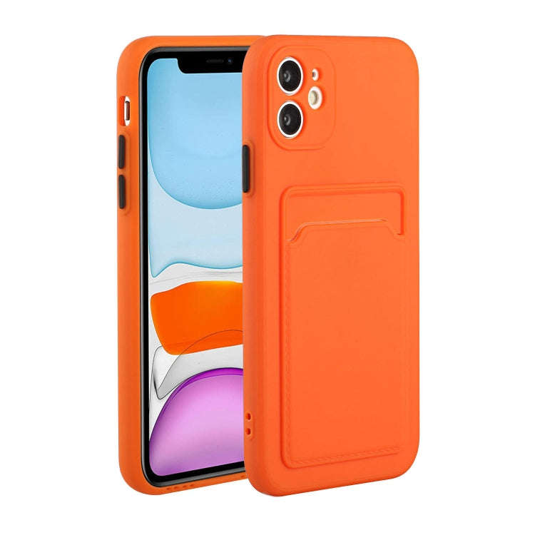 Card Slot Design Shockproof TPU Protective Case, For iPhone 11 Pro Max, For iPhone 12 mini, For i...