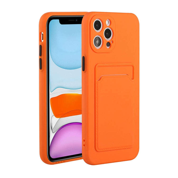 Card Slot Design Shockproof TPU Protective Case, For iPhone 11 Pro Max, For iPhone 12 mini, For i...