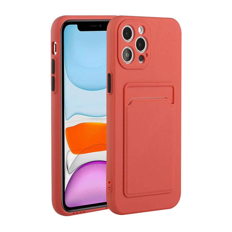 Card Slot Design Shockproof TPU Protective Case, For iPhone 11 Pro Max, For iPhone 12 mini, For i...
