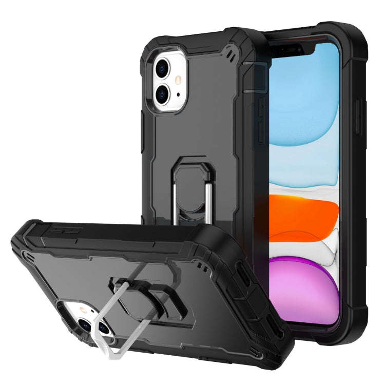 PC + Rubber 3-layers Shockproof Protective Case with Rotating Holder, For iPhone 8 Plus / 7 Plus,...