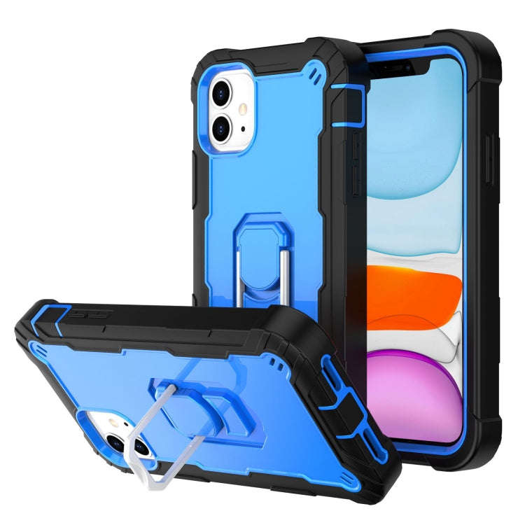 PC + Rubber 3-layers Shockproof Protective Case with Rotating Holder, For iPhone 8 Plus / 7 Plus,...