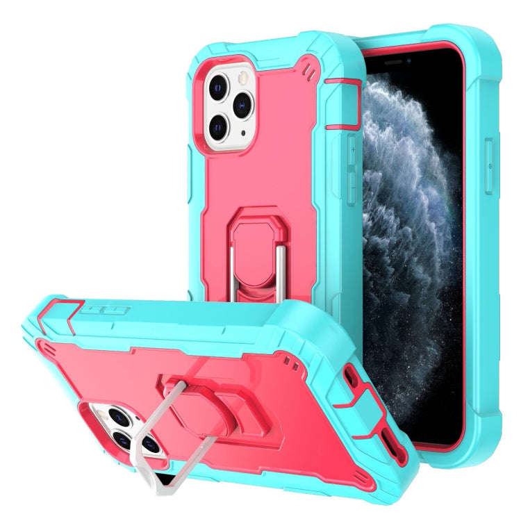 PC + Rubber 3-layers Shockproof Protective Case with Rotating Holder, For iPhone 8 Plus / 7 Plus,...