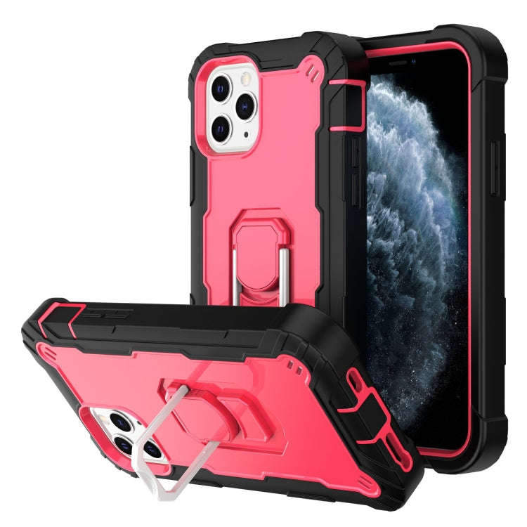 PC + Rubber 3-layers Shockproof Protective Case with Rotating Holder, For iPhone 8 Plus / 7 Plus,...