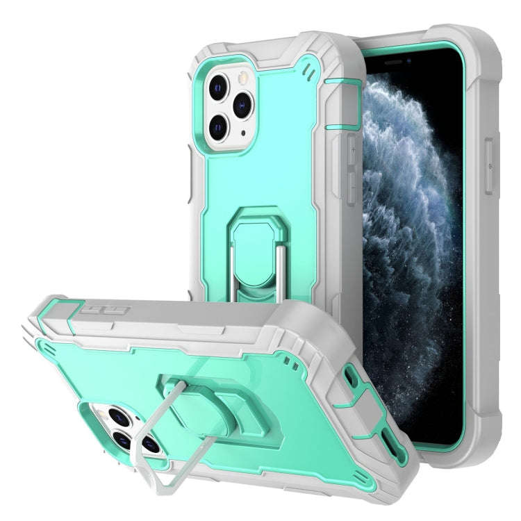 PC + Rubber 3-layers Shockproof Protective Case with Rotating Holder, For iPhone 8 Plus / 7 Plus,...