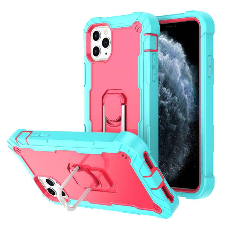 PC + Rubber 3-layers Shockproof Protective Case with Rotating Holder, For iPhone 8 Plus / 7 Plus,...