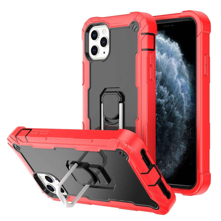 PC + Rubber 3-layers Shockproof Protective Case with Rotating Holder, For iPhone 8 Plus / 7 Plus,...