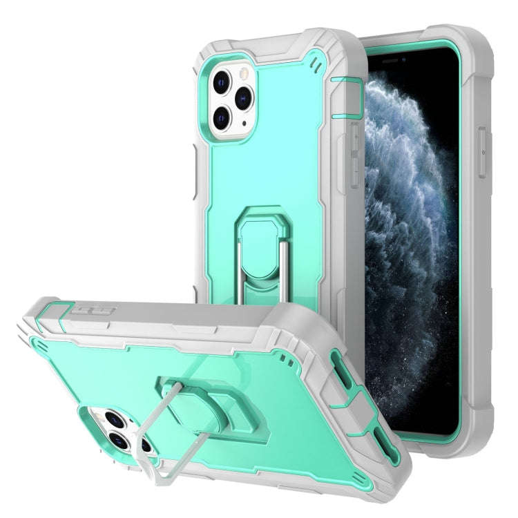 PC + Rubber 3-layers Shockproof Protective Case with Rotating Holder, For iPhone 8 Plus / 7 Plus,...