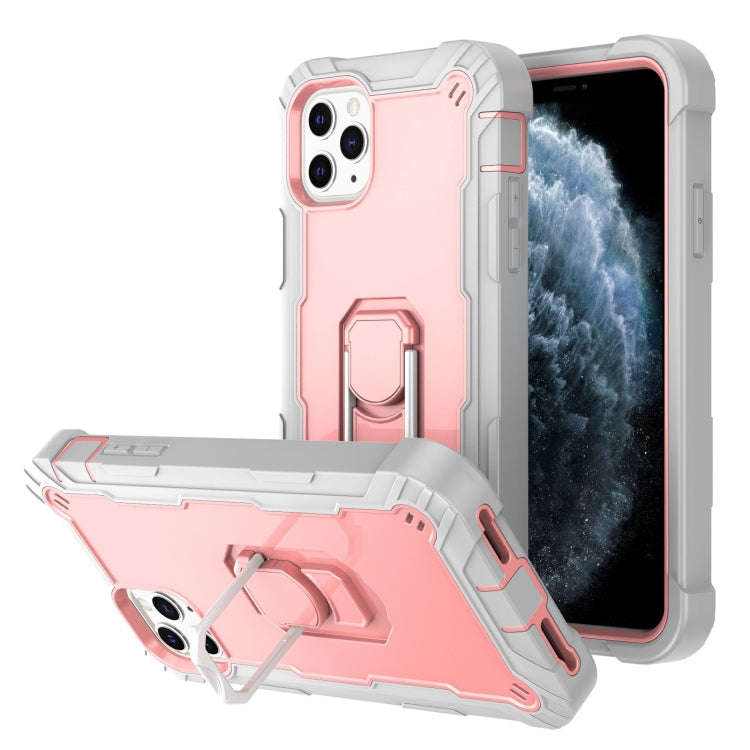 PC + Rubber 3-layers Shockproof Protective Case with Rotating Holder, For iPhone 8 Plus / 7 Plus,...