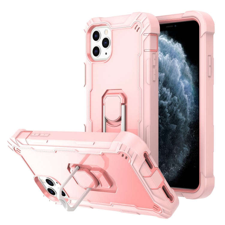 PC + Rubber 3-layers Shockproof Protective Case with Rotating Holder, For iPhone 8 Plus / 7 Plus,...