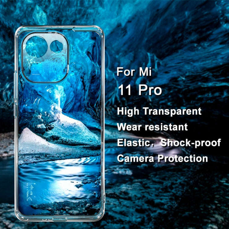 IMAK UX-5 Series Transparent Shockproof TPU Protective Case, For Xiaomi Mi 11 Pro, For Xiaomi Mi ...