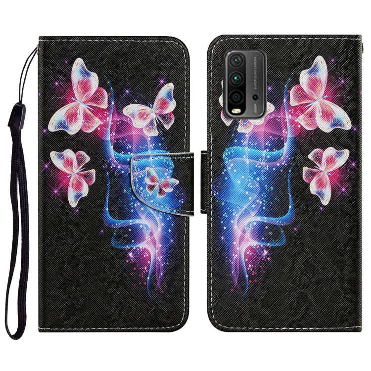 Coloured Drawing Pattern Horizontal Flip PU Leather Case with Holder & Card Slots & Wallet & Lany...