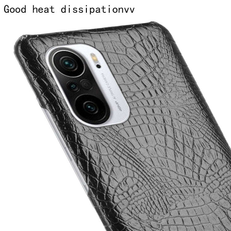 Shockproof Crocodile Texture PC + PU Case, For Xiaomi Redmi K40 / K40 Pro / Poco F3, For Nokia X1...