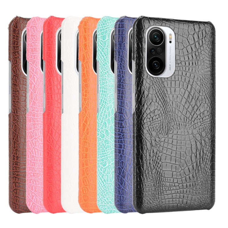 Shockproof Crocodile Texture PC + PU Case, For Xiaomi Redmi K40 / K40 Pro / Poco F3, For Nokia X1...