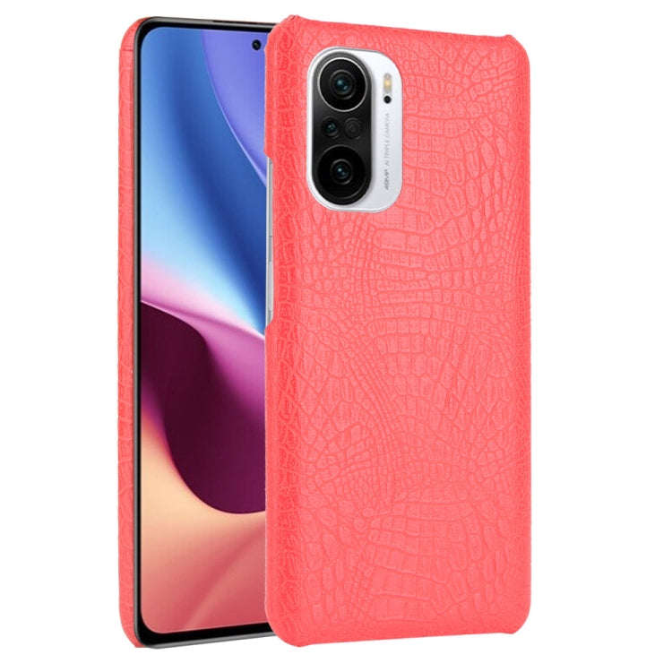 Shockproof Crocodile Texture PC + PU Case, For Xiaomi Redmi K40 / K40 Pro / Poco F3, For Nokia X1...