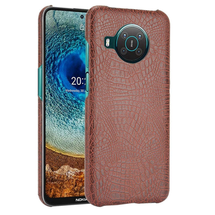 Shockproof Crocodile Texture PC + PU Case, For Xiaomi Redmi K40 / K40 Pro / Poco F3, For Nokia X1...