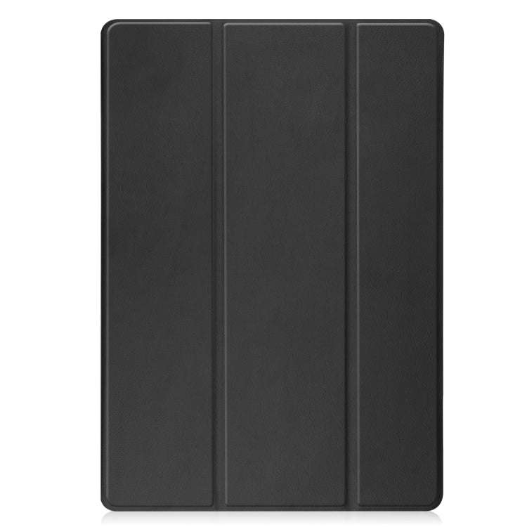 Pure Color Horizontal Flip TPU + PU Leather Case with Three-folding Holder & Sleep / Wake-up Func...