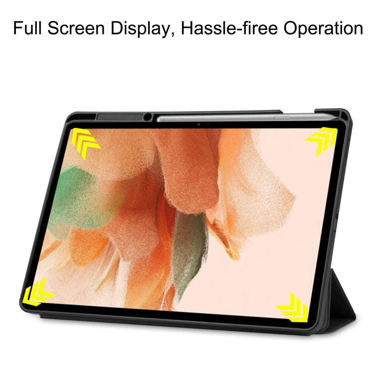 Pure Color Horizontal Flip TPU + PU Leather Case with Three-folding Holder & Sleep / Wake-up Func...