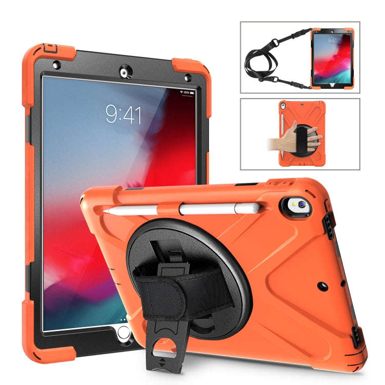 Shockproof Colorful Silicone + PC Protective Case with Holder & Shoulder Strap & Hand Strap & Pen...