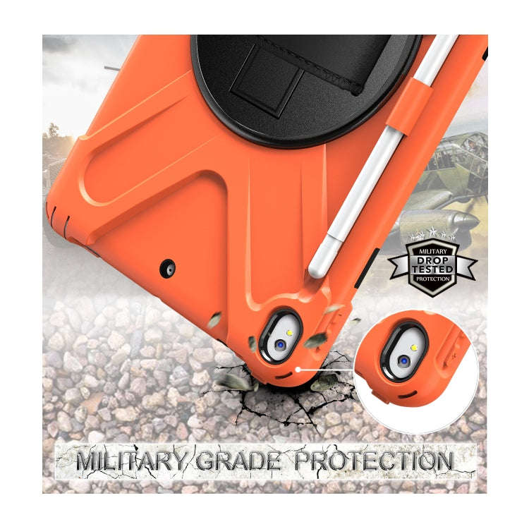 Shockproof Colorful Silicone + PC Protective Case with Holder & Shoulder Strap & Hand Strap & Pen...