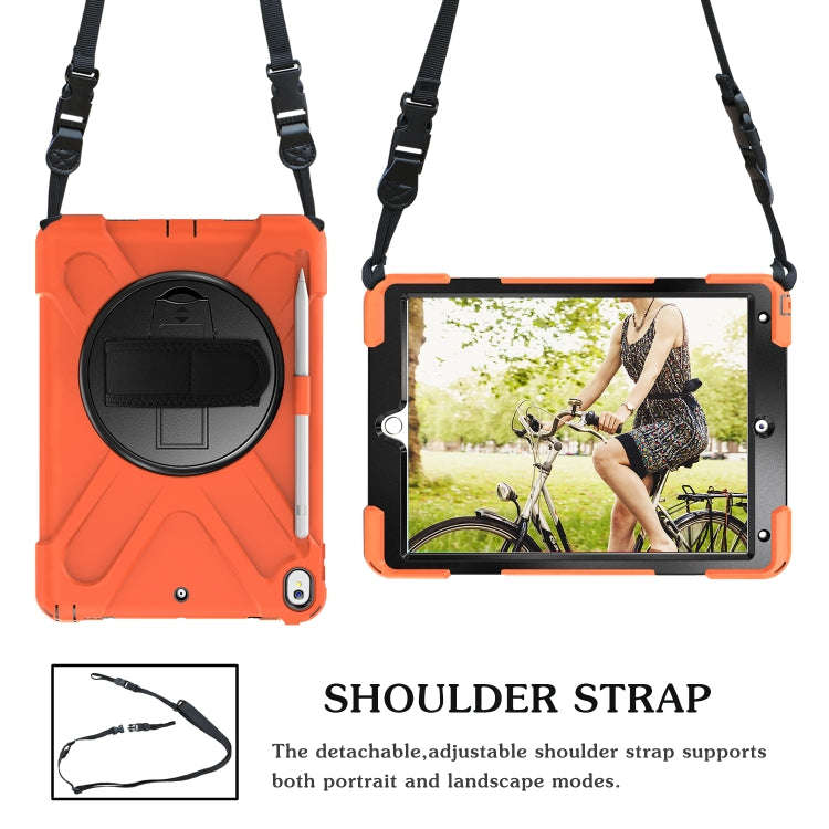 Shockproof Colorful Silicone + PC Protective Case with Holder & Shoulder Strap & Hand Strap & Pen...