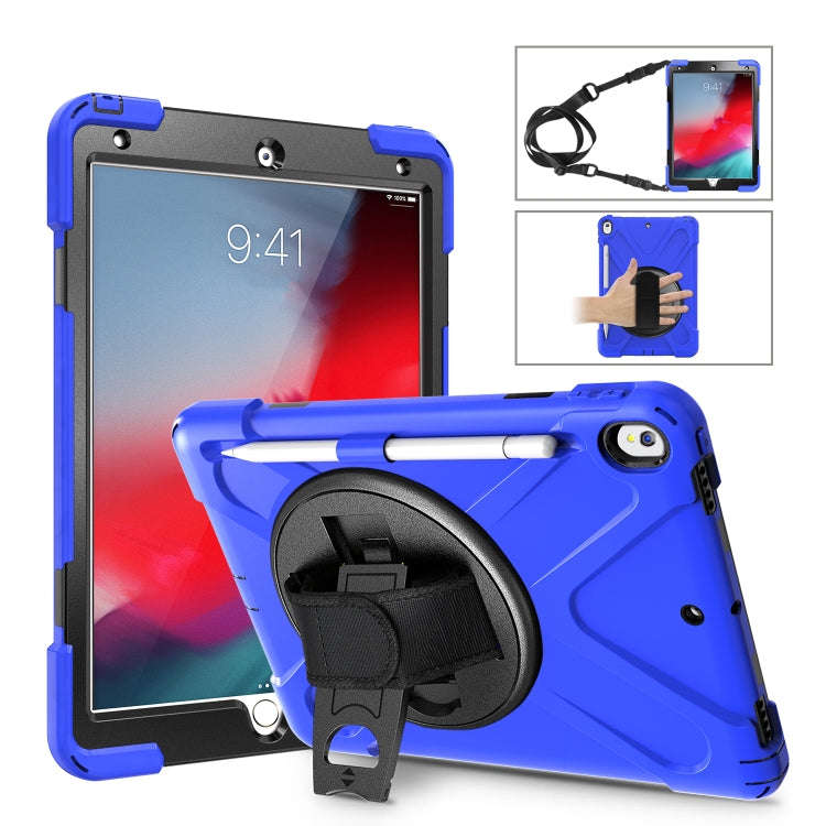 Shockproof Colorful Silicone + PC Protective Case with Holder & Shoulder Strap & Hand Strap & Pen...