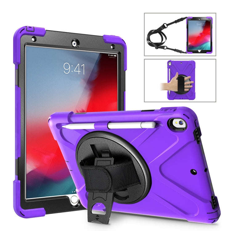 Shockproof Colorful Silicone + PC Protective Case with Holder & Shoulder Strap & Hand Strap & Pen...