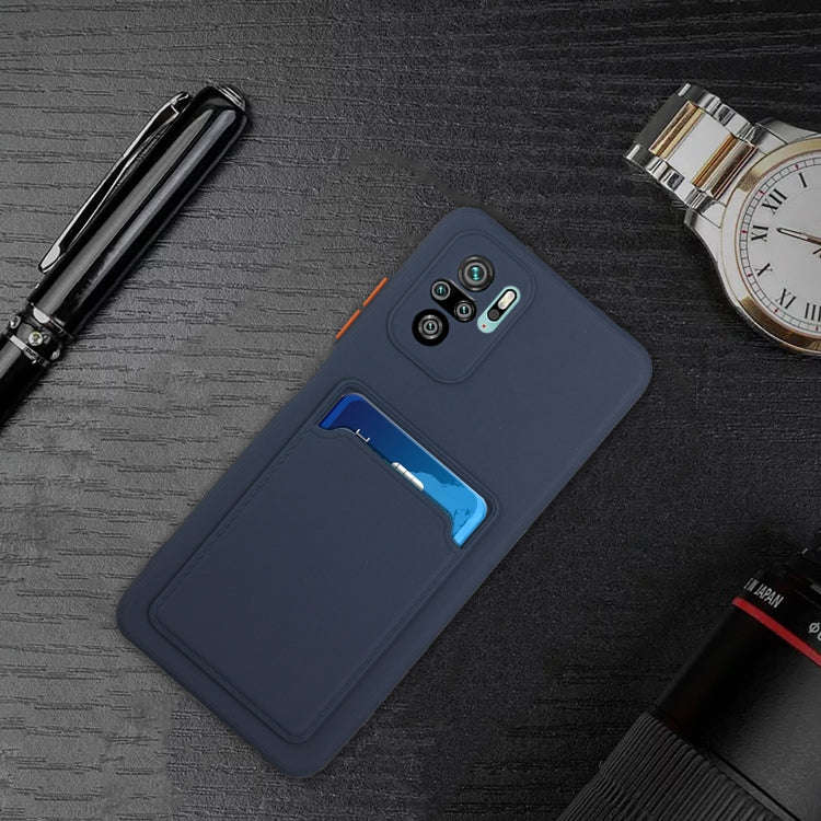 Card Slot Design Shockproof TPU Protective Case, For Xiaomi Redmi Note 10, For Xiaomi Redmi Note ...
