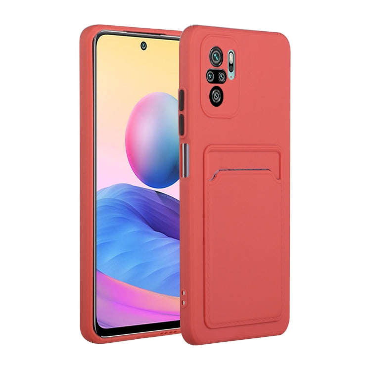 Card Slot Design Shockproof TPU Protective Case, For Xiaomi Redmi Note 10, For Xiaomi Redmi Note ...