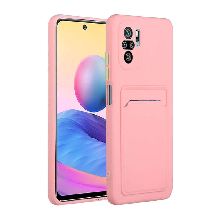 Card Slot Design Shockproof TPU Protective Case, For Xiaomi Redmi Note 10, For Xiaomi Redmi Note ...