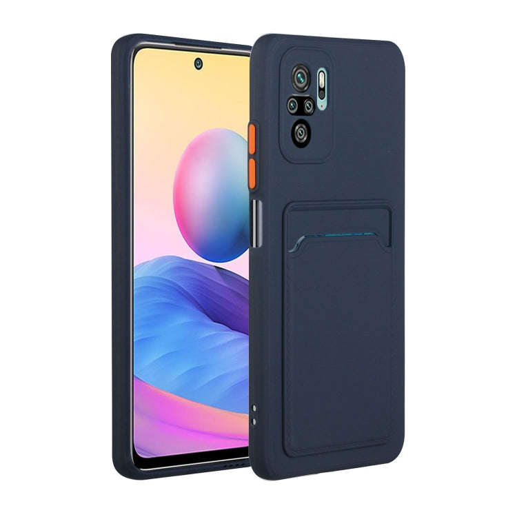 Card Slot Design Shockproof TPU Protective Case, For Xiaomi Redmi Note 10, For Xiaomi Redmi Note ...
