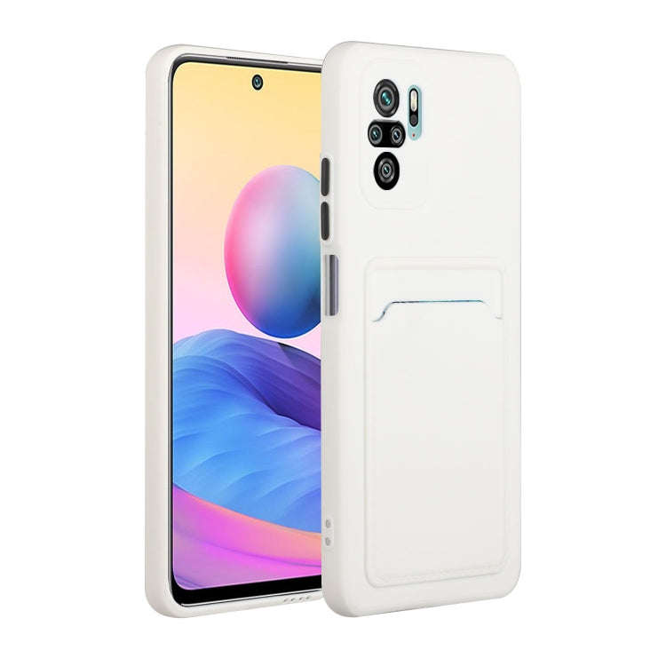 Card Slot Design Shockproof TPU Protective Case, For Xiaomi Redmi Note 10, For Xiaomi Redmi Note ...