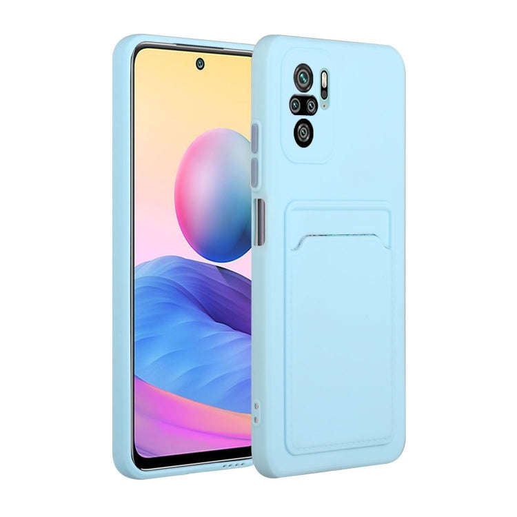 Card Slot Design Shockproof TPU Protective Case, For Xiaomi Redmi Note 10, For Xiaomi Redmi Note ...